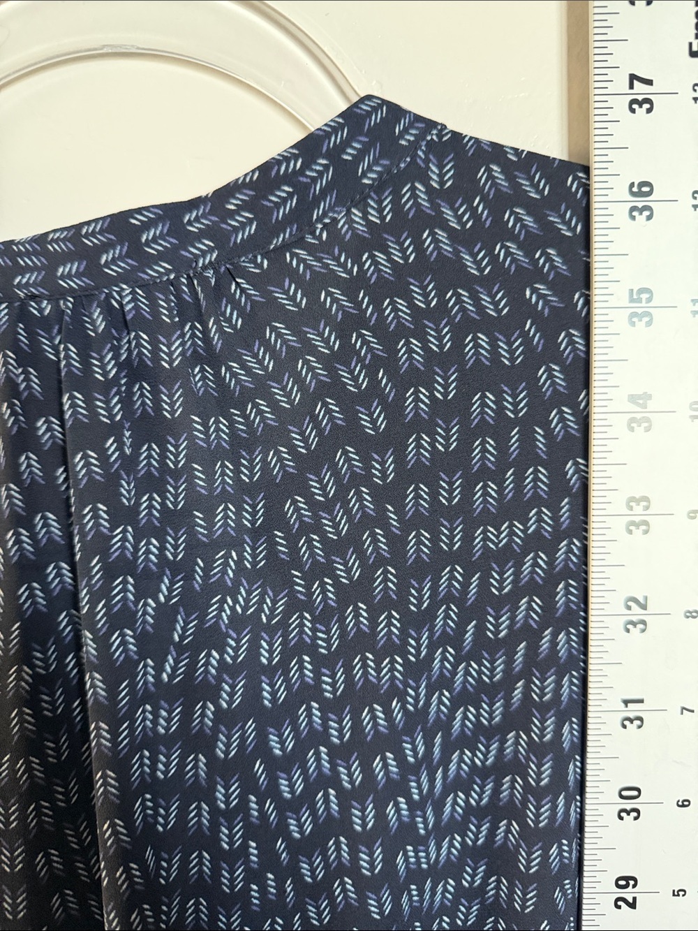 Hilary Radley Navy Dress Long Sleeve Drawstring Summer Dress - Picture 6 of 8